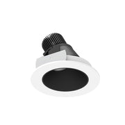 Nora NIO-4RSLA50XBMPW/10 4 inch Iolite LED Round Adjustable Slot, 1000lm / 14W, 5000K, Black Reflector / Matte Powder White Flange