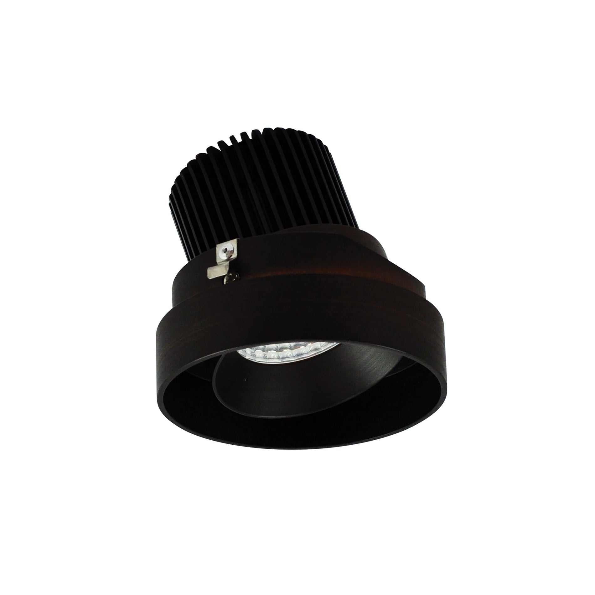 Nora NIO-4RTLA50XBZ 4 inch Iolite LED Round Trimless Adjustable, 800lm / 14W, 5000K, Bronze Adjustable / Bronze Reflector
