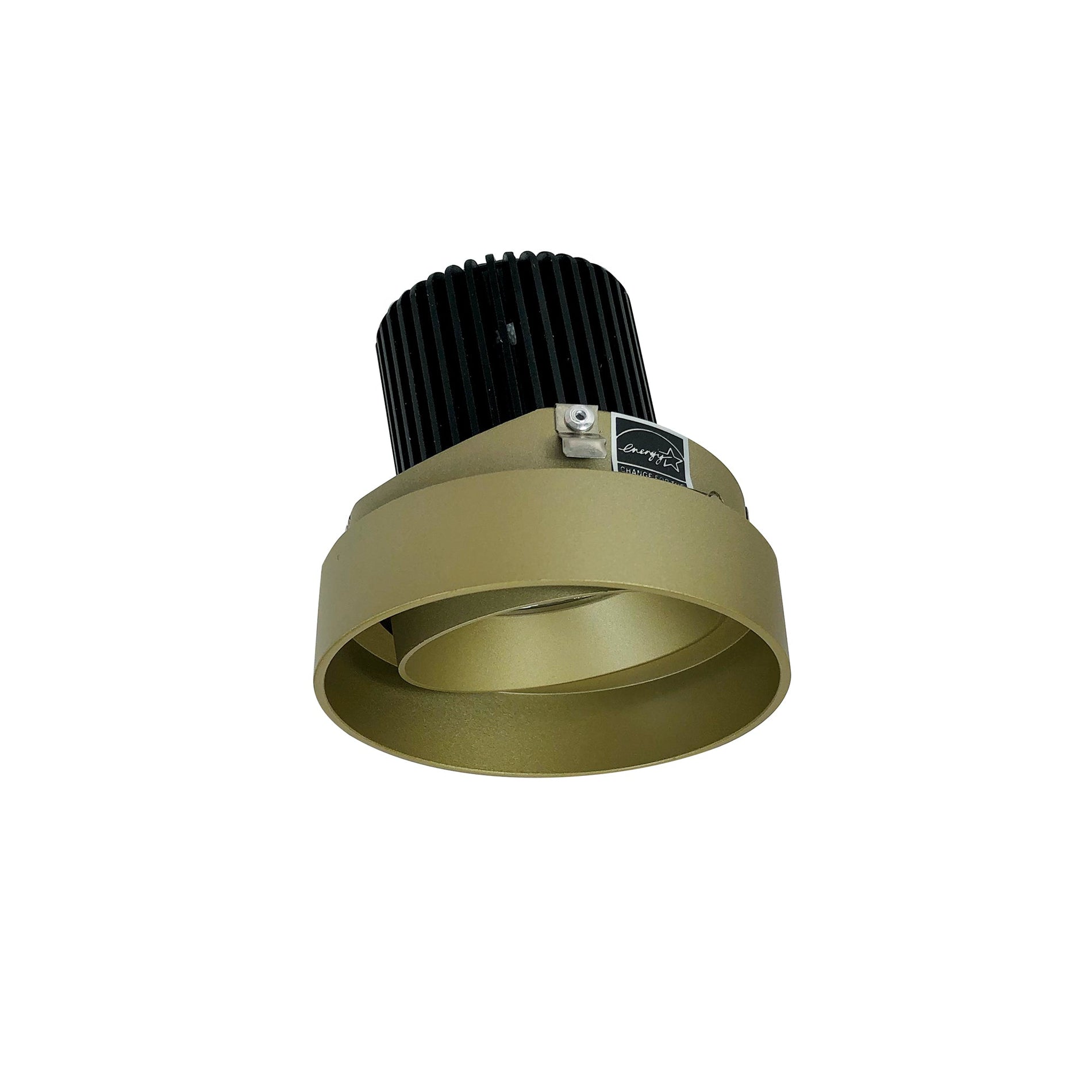Nora NIO-4RTLA27XCH/10 4 inch Iolite LED Round Trimless Adjustable, 1000lm / 14W, 2700K, Champagne Haze Adjustable / Champagne Haze Reflector