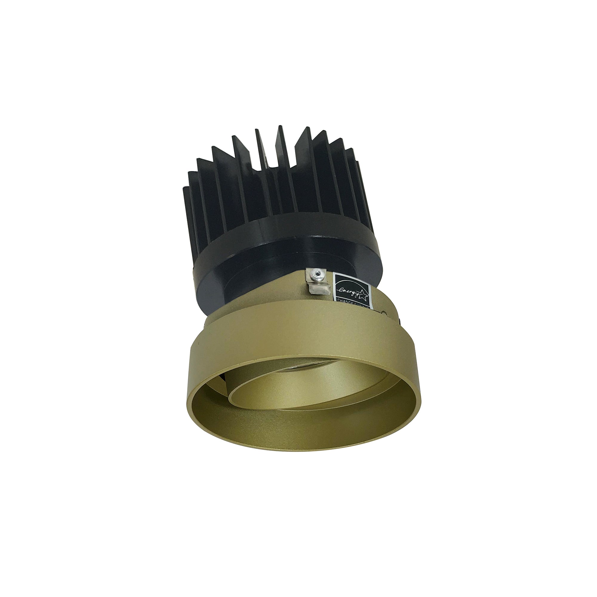 Nora NIO-4RTLA40XCH/HL 4 inch Iolite LED Round Trimless Adjustable, 1500lm/2000lm/2500lm (varies by housing), 4000K, Champagne Haze Adjustable / Champagne Haze Reflector