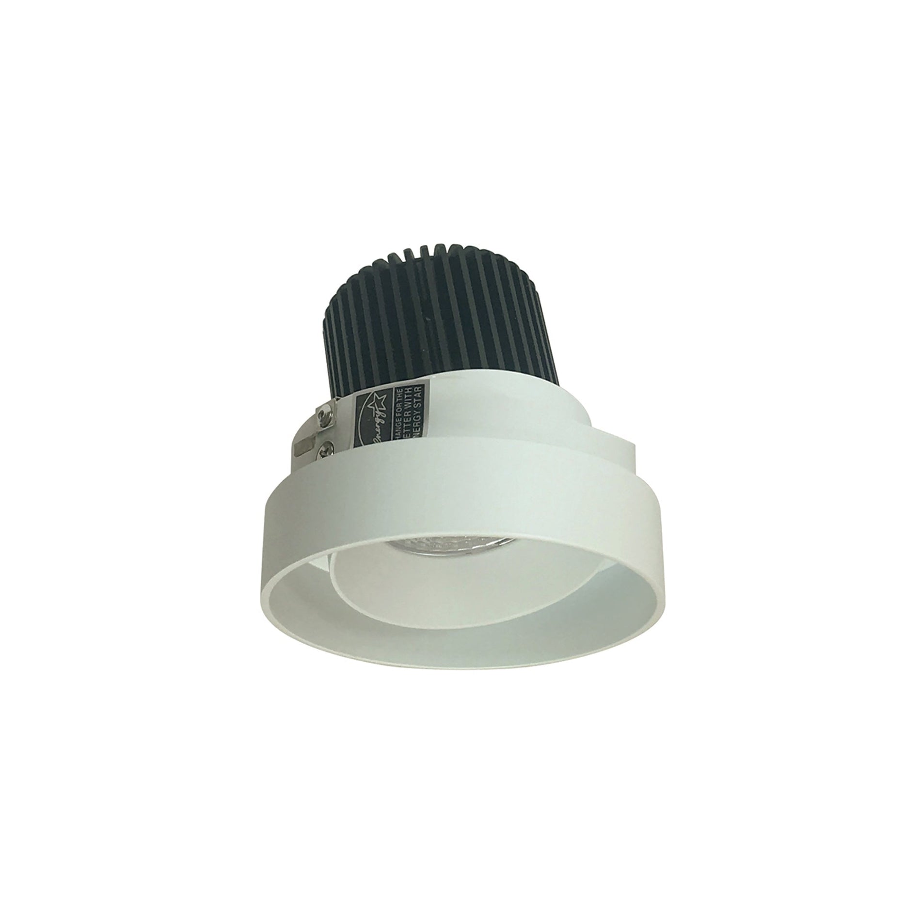 Nora NIO-4RTLA50XWW 4 inch Iolite LED Round Trimless Adjustable, 800lm / 14W, 5000K, White Adjustable / White Reflector