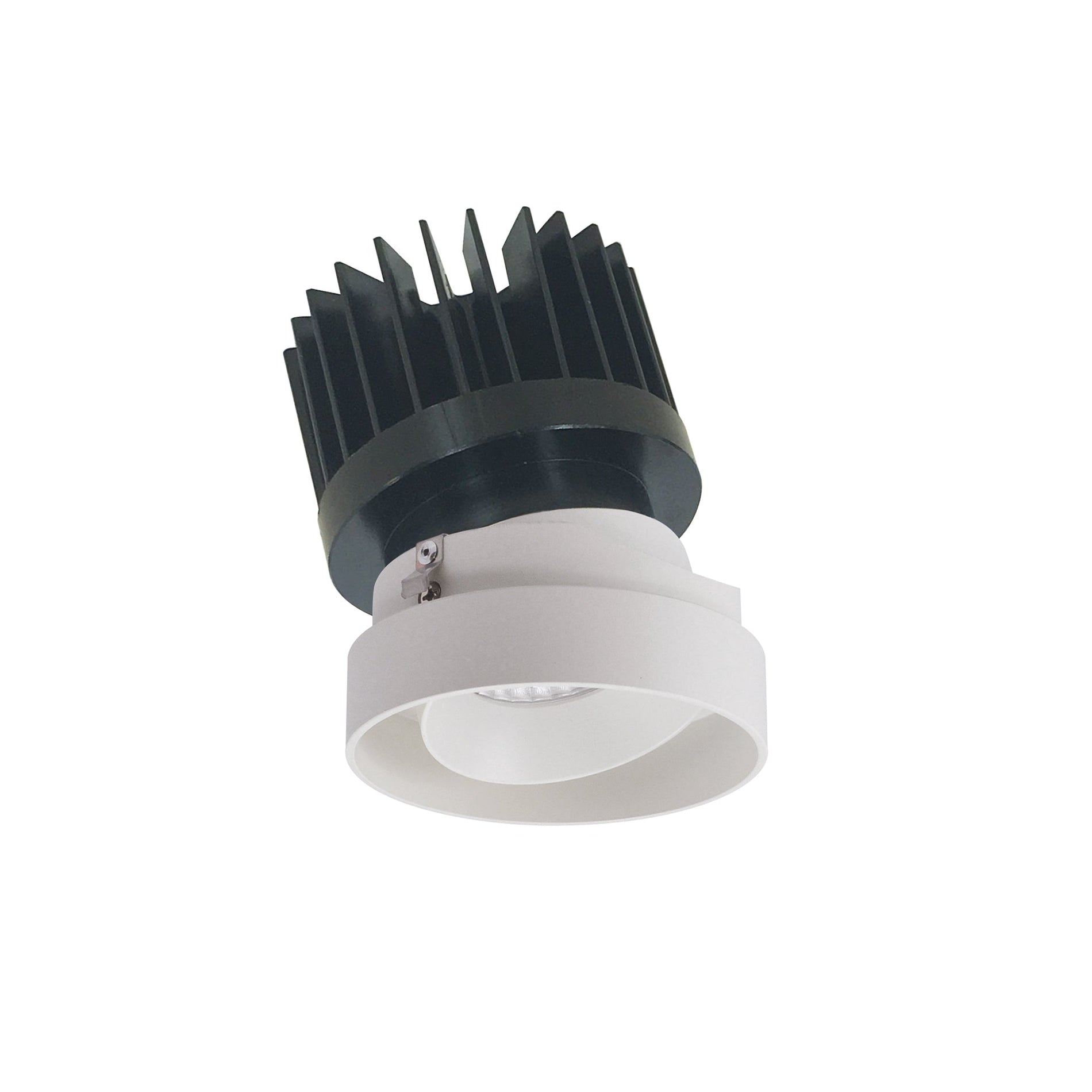 Nora NIO-4RTLA30XWW/HL 4 inch Iolite LED Round Trimless Adjustable, 1500lm/2000lm/2500lm (varies by housing), 3000K, White Adjustable / White Reflector
