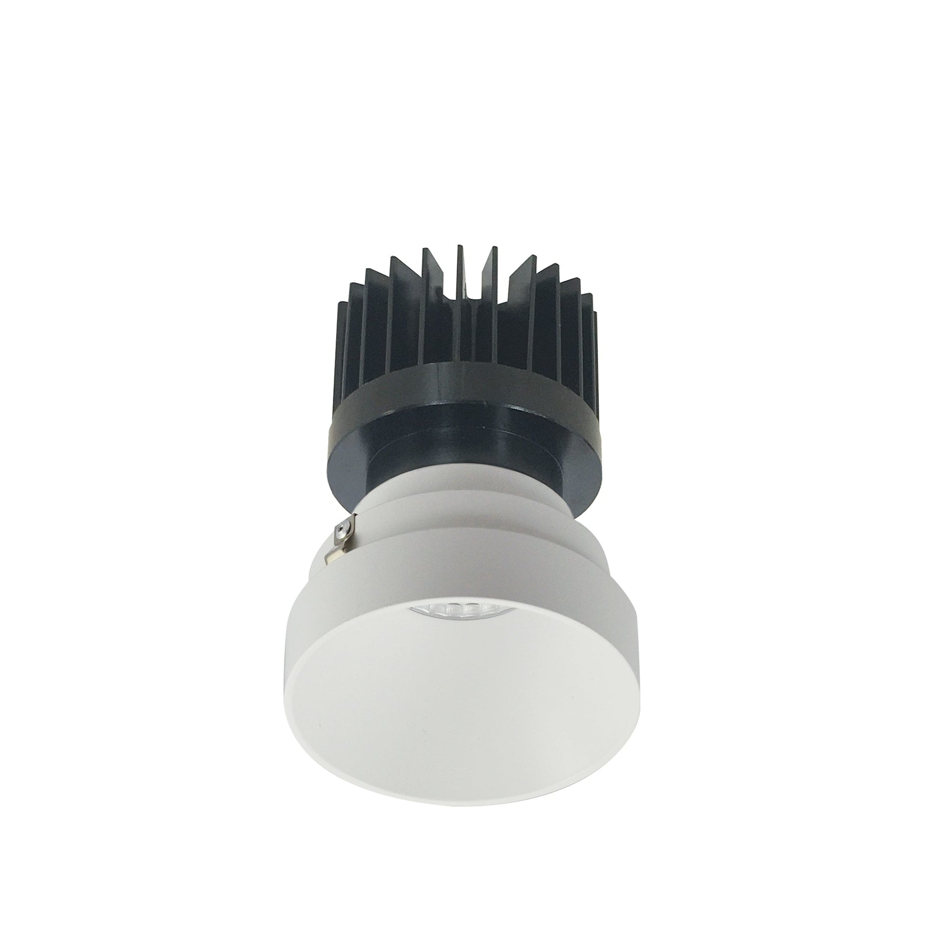 Nora NIO-4RTLNDC27XMPW/HL 4 inch Iolite LED Round Trimless Downlight, 1500lm/2000lm/2500lm (varies by housing), 2700K, Matte Powder White Finish
