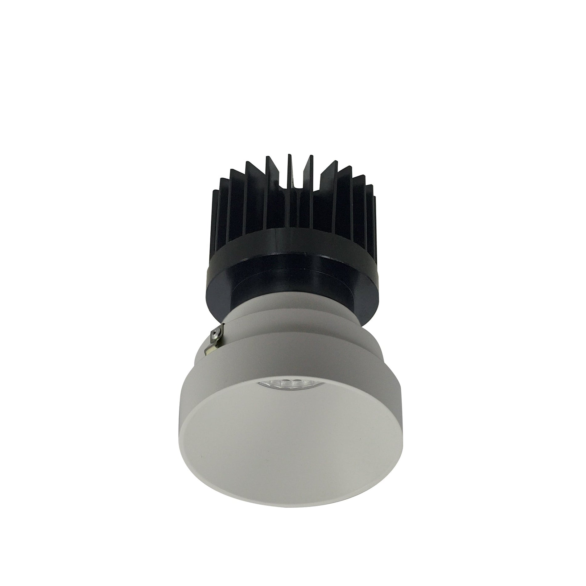 Nora NIO-4RTLNDC35QWW 4 inch Iolite LED Round Trimless Downlight, 10-Degree Optic, 850lm / 12W, 3500K, White Finish
