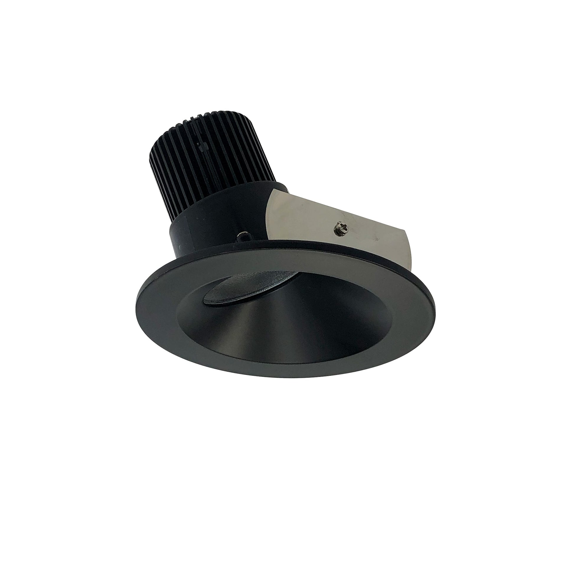 Nora NIO-4RW30XBB/10 4 inch Iolite LED Round Wall Wash, 1000lm / 14W, 3000K, Black Reflector / Black Flange