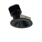 Nora NIO-4RW27XBB/HL 4 inch Iolite LED Round Wall Wash, 1500lm/2000lm (varies by housing), 2700K, Black Reflector / Black Flange