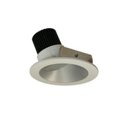 Nora NIO-4RW27XHW/10 4 inch Iolite LED Round Wall Wash, 1000lm / 14W, 2700K, Haze Reflector / White Flange