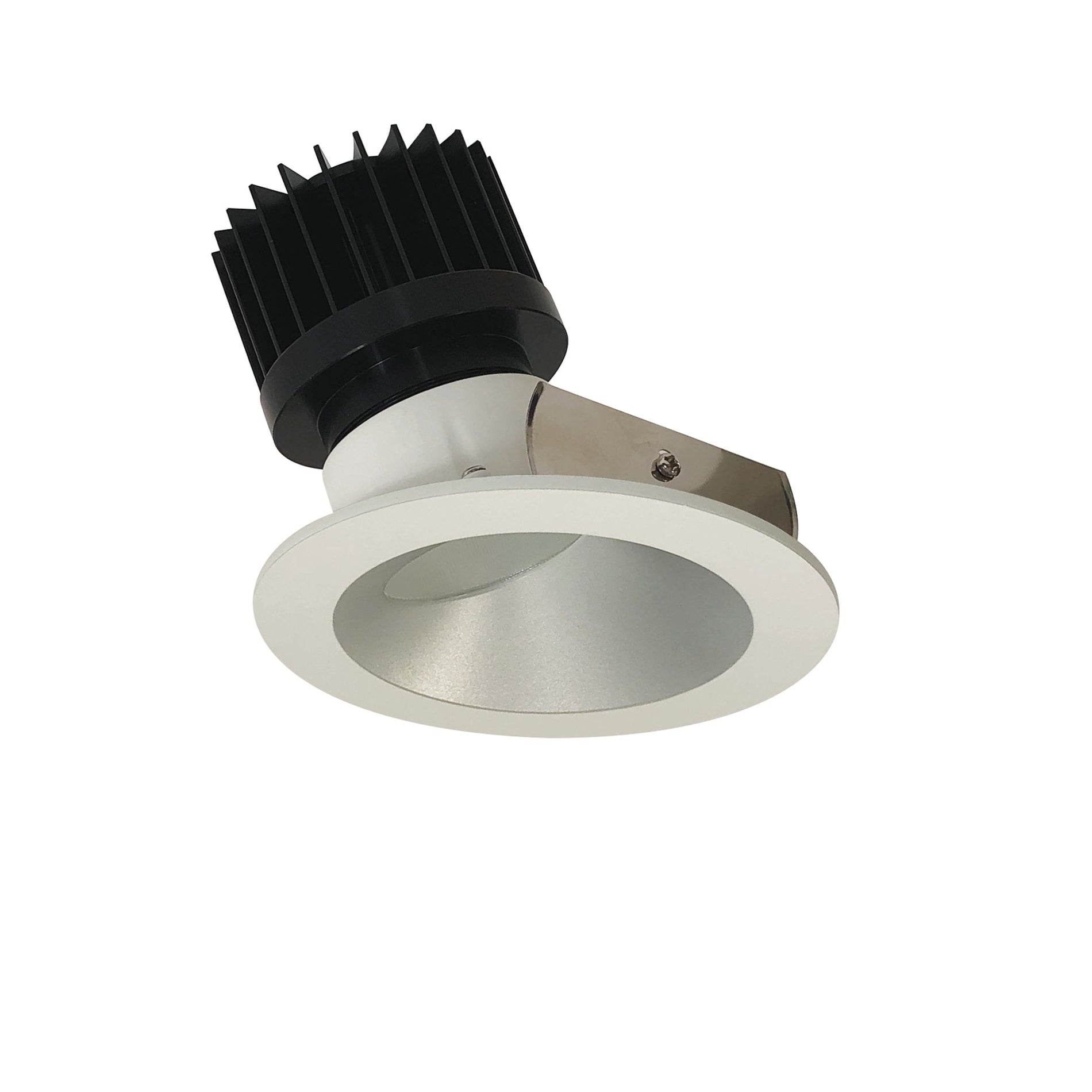 Nora NIO-4RWCDXHW/HL 4 inch Iolite LED Round Wall Wash, 1500lm/2000lm (varies by housing), Comfort Dim, Haze Reflector / White Flange