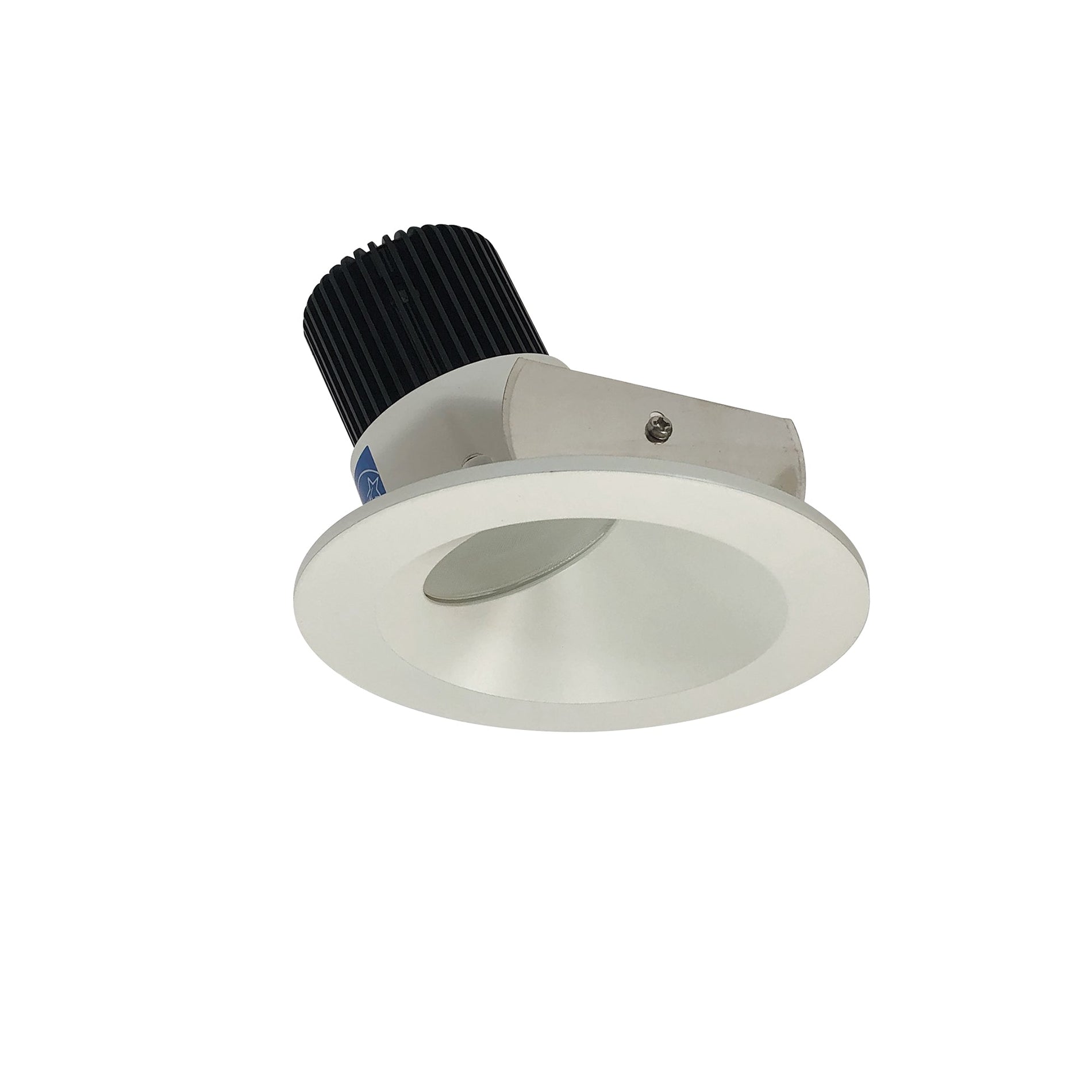 Nora NIO-4RW35XMPW/10 4 inch Iolite LED Round Wall Wash, 1000lm / 14W, 3500K, Matte Powder White Reflector / Matte Powder White Flange