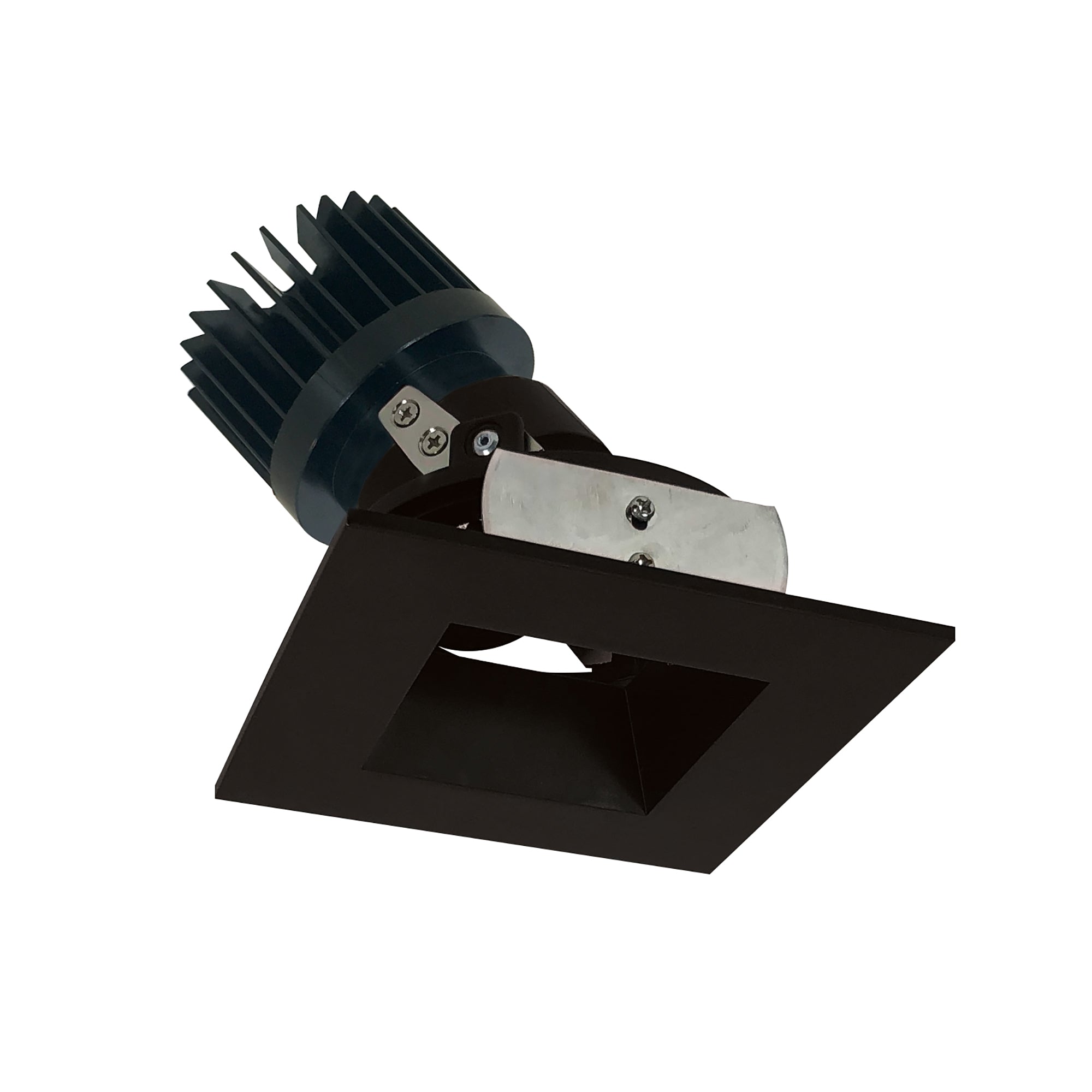 Nora NIO-4SDSQ30XBZ/HL 4 inch Iolite LED Square Adjustable Reflector with Square Aperture, 1500lm/2000lm (varies by housing), 3000K, Bronze Reflector / Bronze Flange