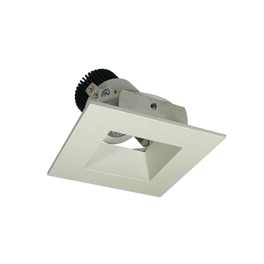 Nora NIO-4SDSQ50XWW/10 4 inch Iolite LED Square Adjustable Reflector with Square Aperture, 1000lm / 14W, 5000K, White Reflector / White Flange