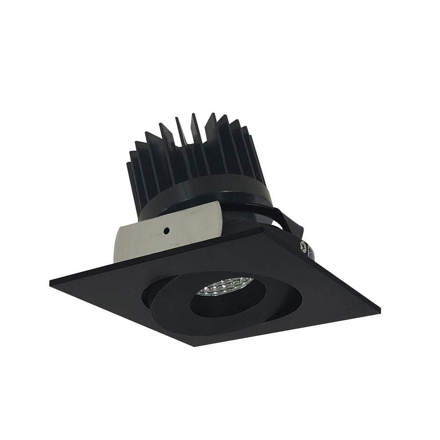Nora NIO-4SGCDXBB/HL 4 inch Iolite LED Square Adjustable Gimbal, 1500lm/2000lm/2500lm (varies by housing), Comfort Dim, Black Finish