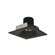 Nora NIO-4SNB40QBZ 4 inch Iolite LED Square Bullnose, 10-Degree Optic, 950lm / 12W, 4000K, Bronze Finish