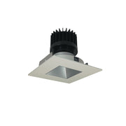 Nora NIO-4SNDSQ40XHW/HL 4 inch Iolite LED Square Reflector with Square Aperture, 1500lm/2000lm/2500lm (varies by housing), 4000K, Haze Reflector / White Flange