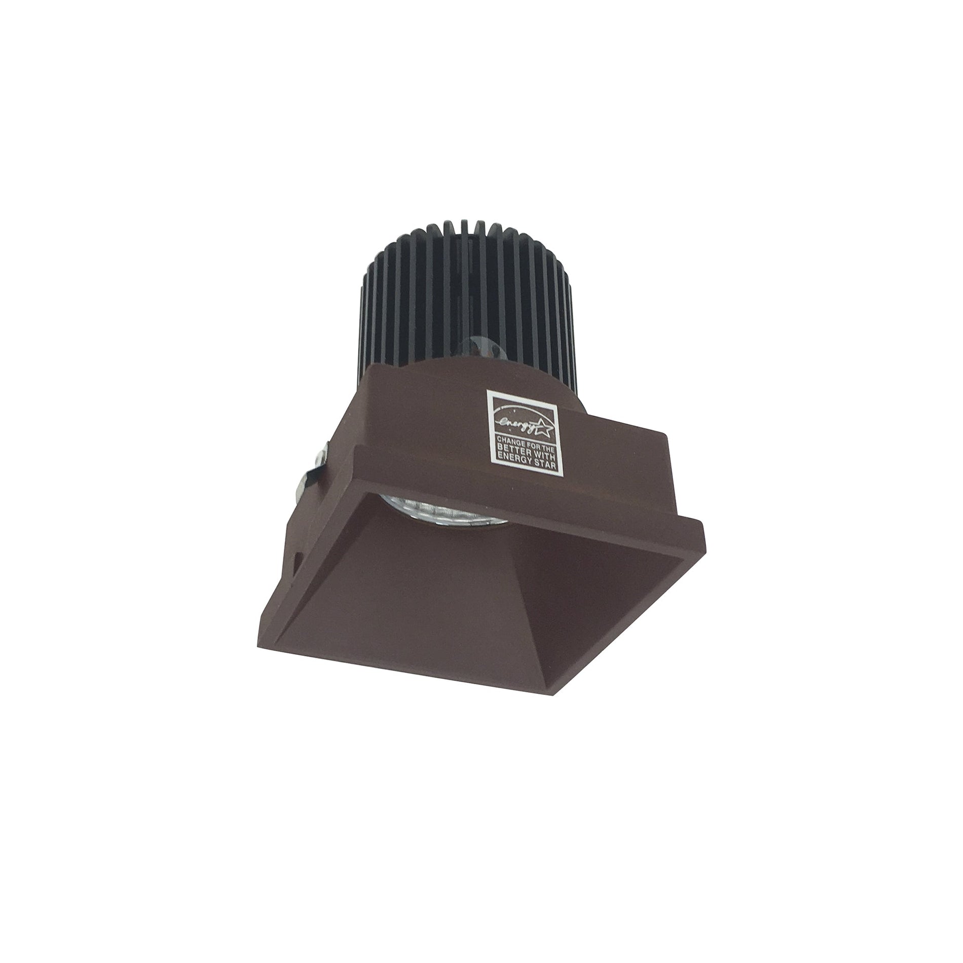 Nora NIO-4STLNDC50XBZ 4 inch Iolite LED Square Trimless Downlight, 800lm / 14W, 5000K, Bronze Finish