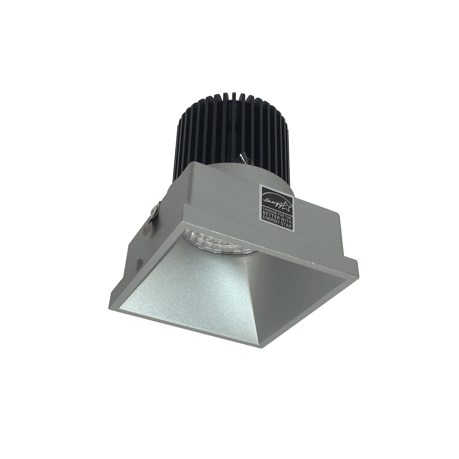 Nora NIO-4STLNDCCDXHZ 4 inch Iolite LED Square Trimless Downlight, 800lm / 14W, Comfort Dim, Haze Finish