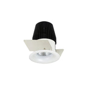 Nora NIO-1RNB35XMPW 1 inch Iolite LED NTF Round Bullnose, 600lm, 3500K, Matte Powder White finish