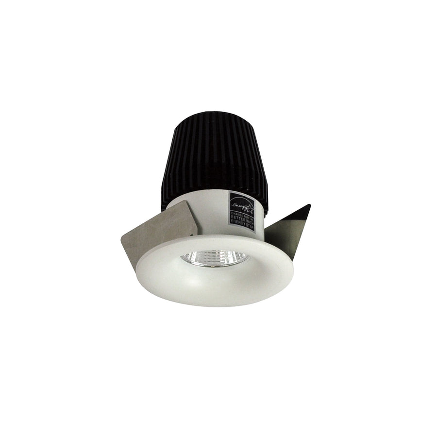 Nora NIO-1RNB35XWW 1 inch Iolite LED NTF Round Bullnose, 600lm, 3500K, White finish