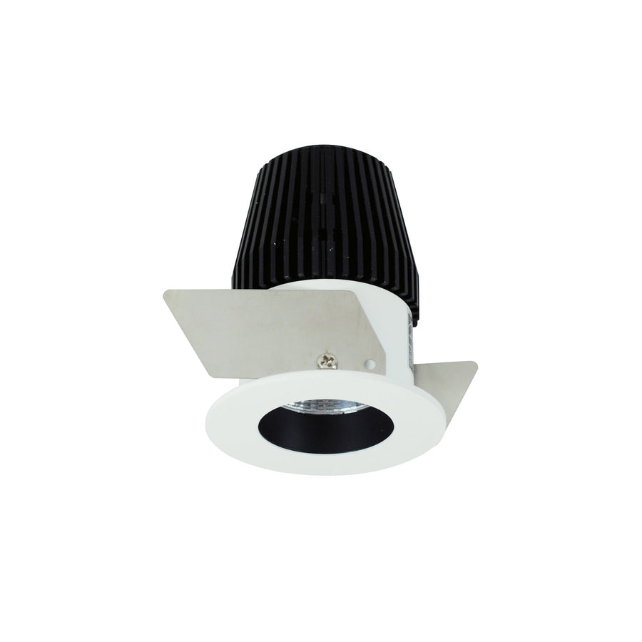 Nora NIO-1RNG30XBW 1 inch Iolite LED NTF Round Reflector, 600lm, 3000K, Black Reflector / White Flange