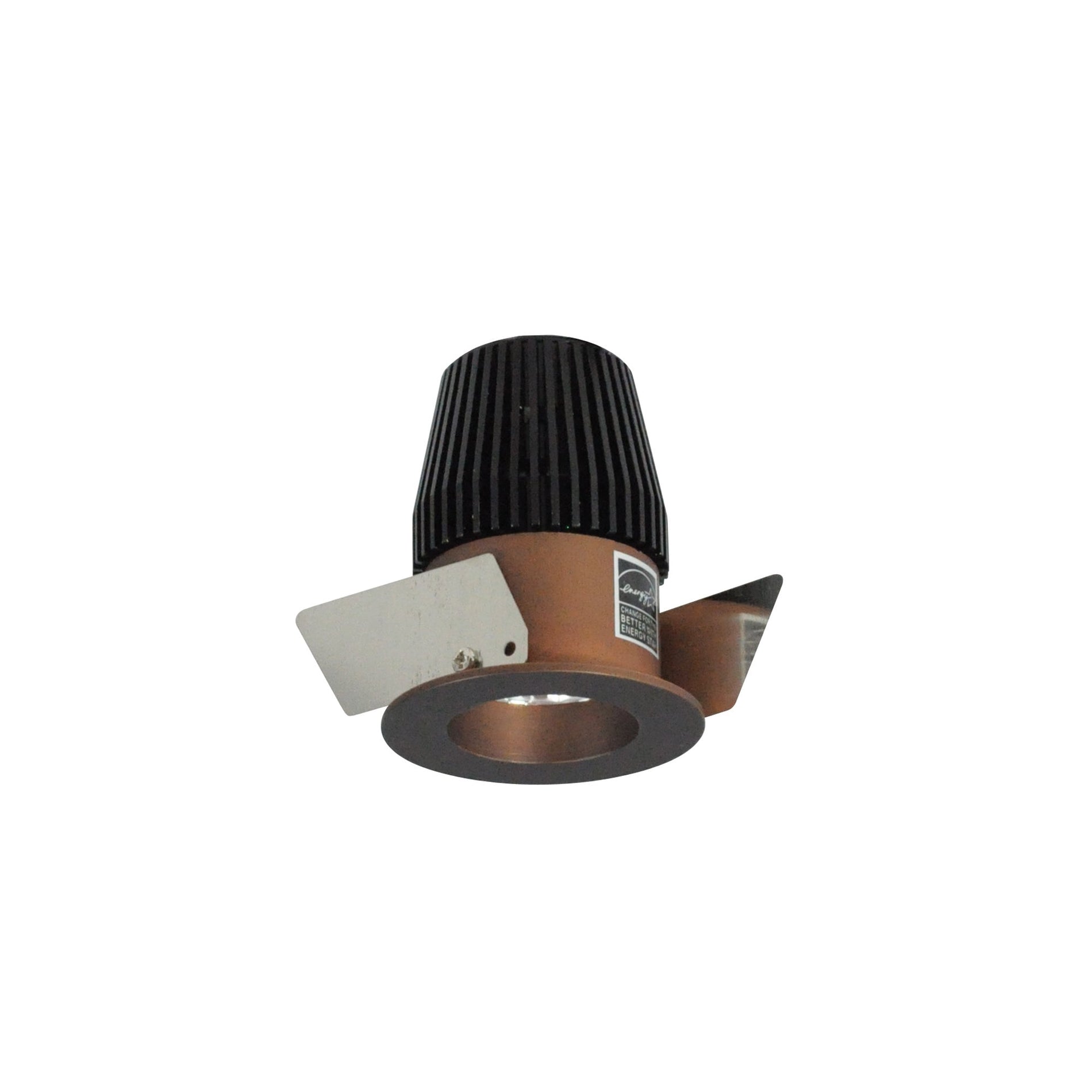 Nora NIO-1RNG40XBZ 1 inch Iolite LED NTF Round Reflector, 600lm, 4000K, Bronze Reflector / Bronze Flange