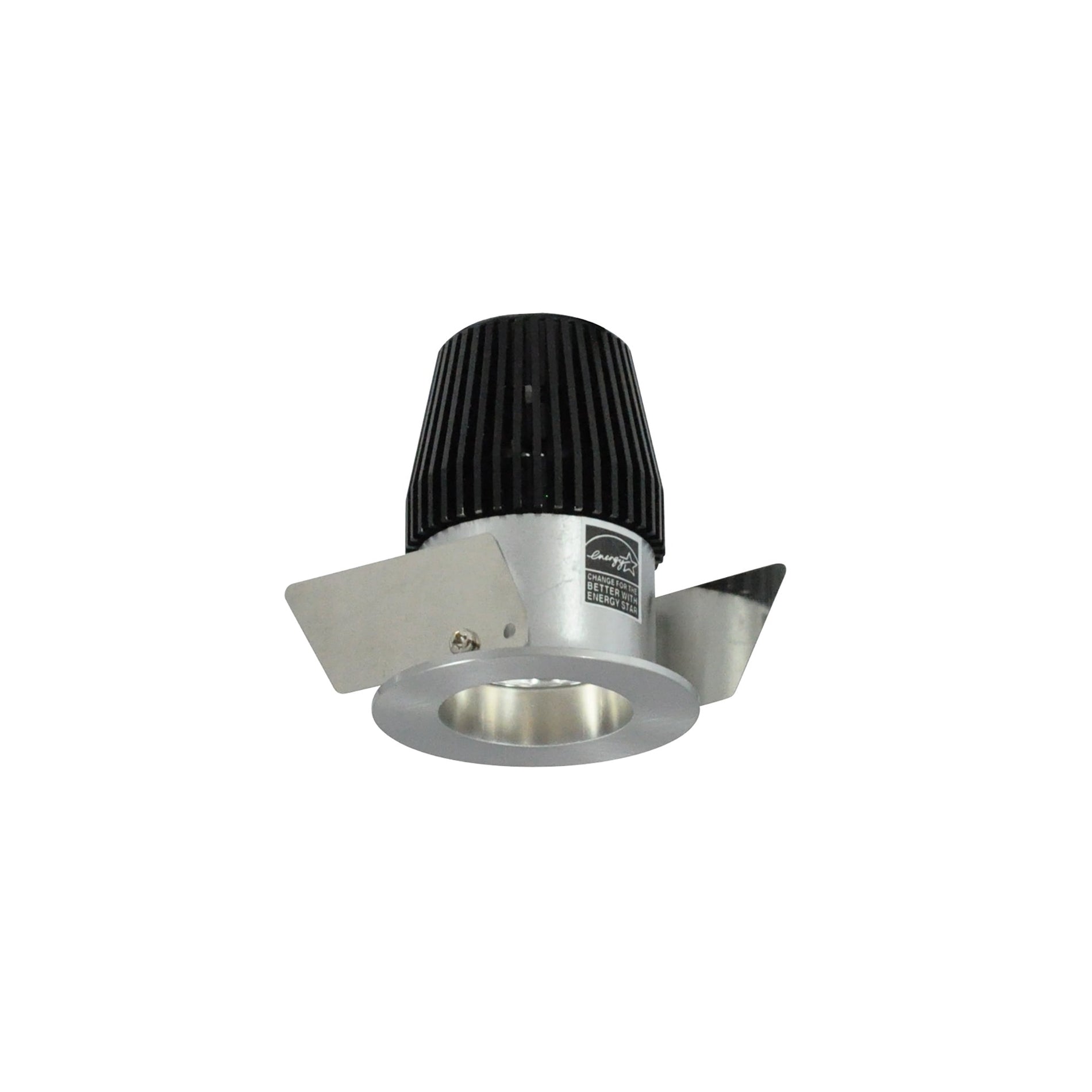 Nora NIOB-1RNG40XNN 1 inch Iolite LED BWF Round Reflector, 600lm, 4000K, Natural Metal Reflector / Natural Metal Flange