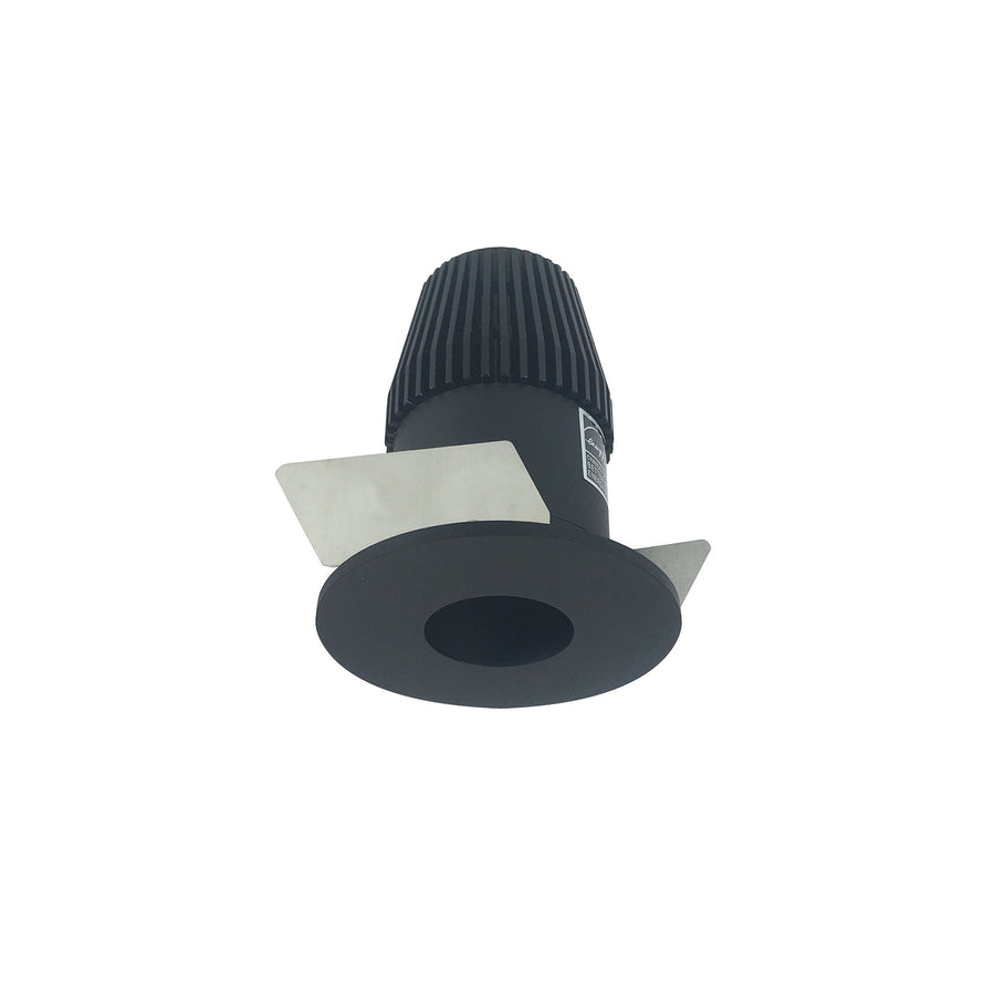 Nora NIOB-1RPHCDXBB 1 inch Iolite LED BWF Round Pinhole, 600lm, Comfort Dim, Black Pinhole / Black Flange