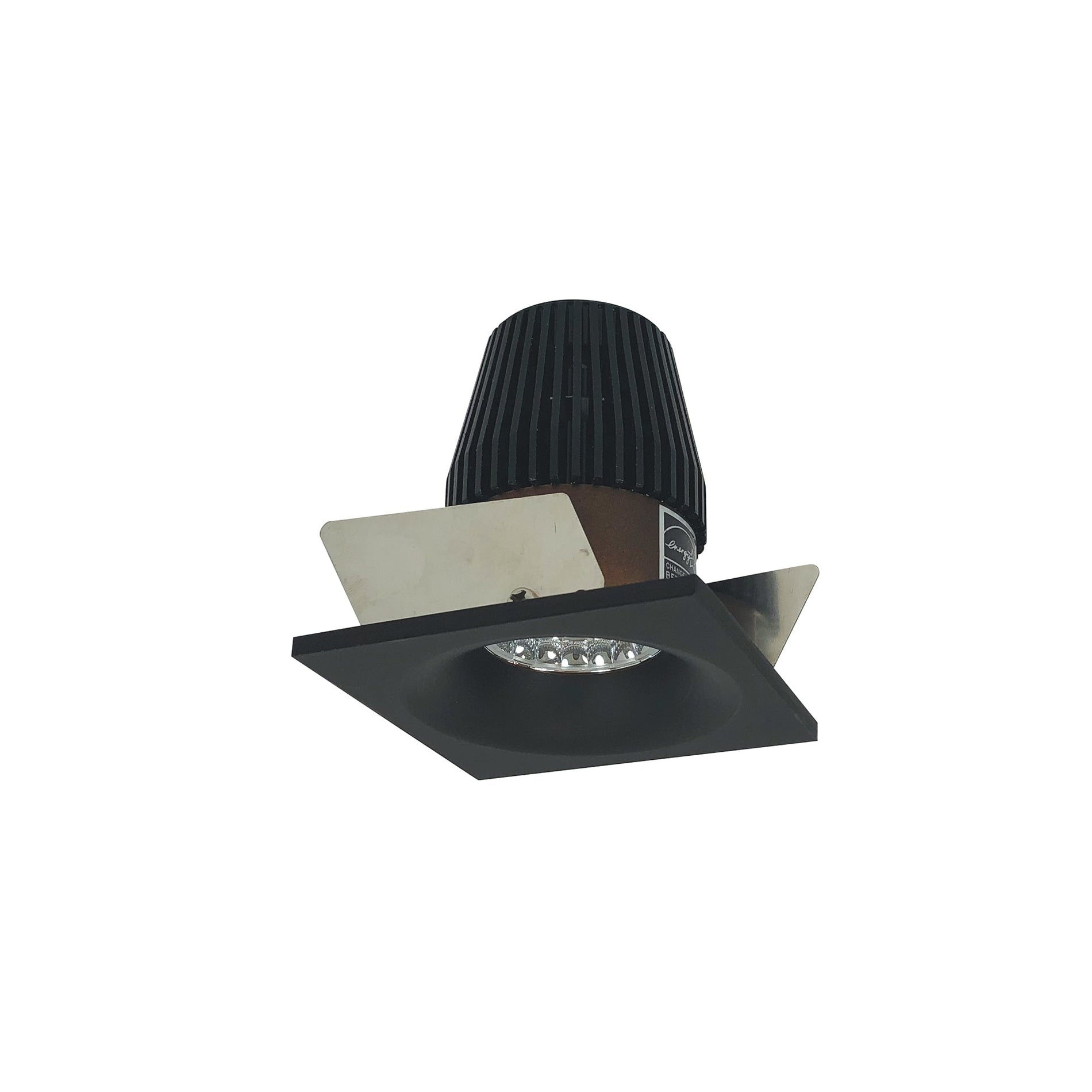 Nora NIO-1SNB30XBZ 1 inch Iolite LED NTF Square Bullnose, 600lm, 3000K, Bronze Reflector / Bronze Flange