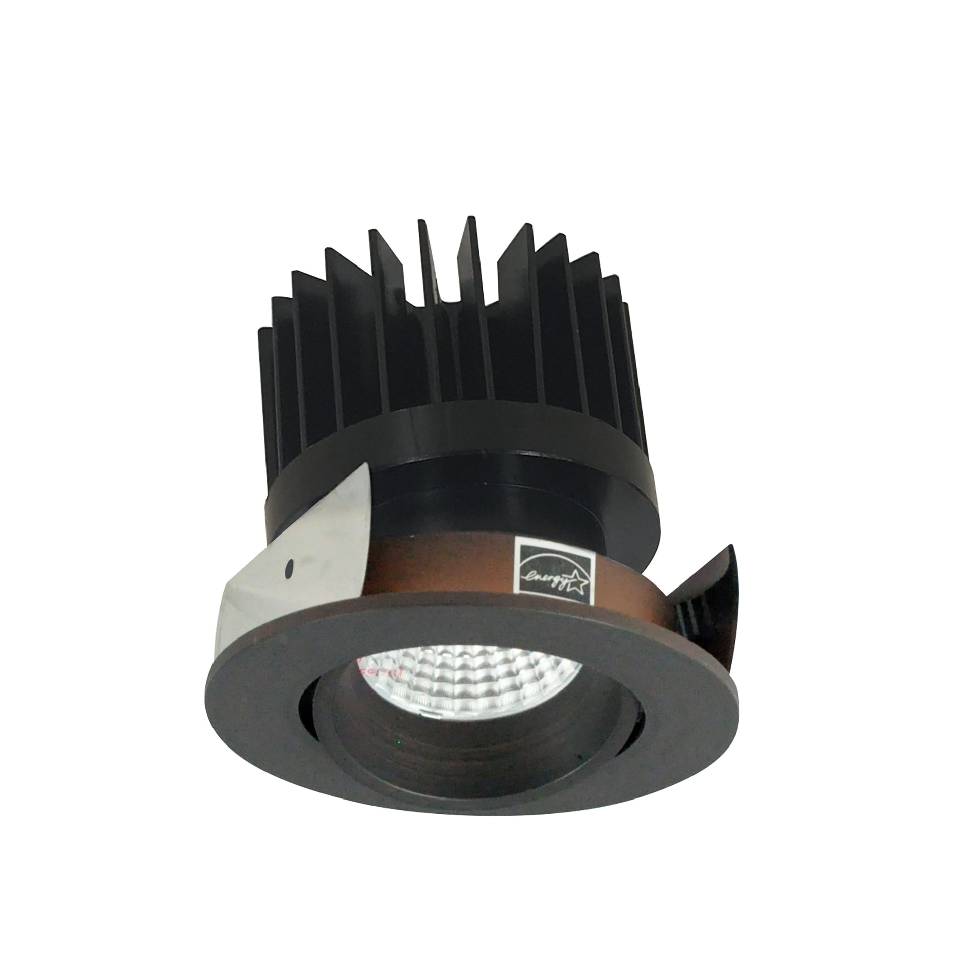 Nora NIOB-2RC35XBZ/HL 2 inch Iolite LED Round Adjustable Cone Reflector, 1500lm/2000lm/2500lm (varies by housing), 3500K, Bronze Reflector / Bronze Flange