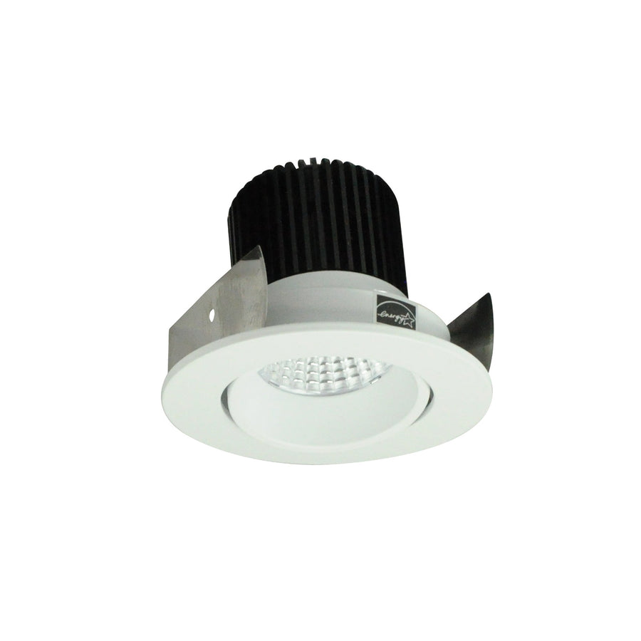 Nora NIOB-2RC30XMPW/10 2 inch Iolite LED Round Adjustable Cone Reflector, 1000lm / 14W, 3000K, Matte Powder White Reflector / Matte Powder White Flange