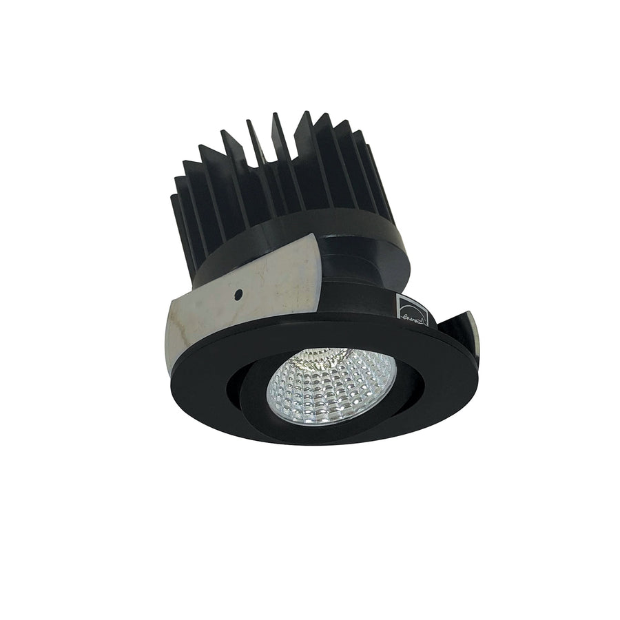 Nora NIOB-2RG35XBB/HL 2 inch Iolite LED Round Adjustable Gimbal, 1500lm/2000lm/2500lm (varies by housing), 3500K, Black Finish