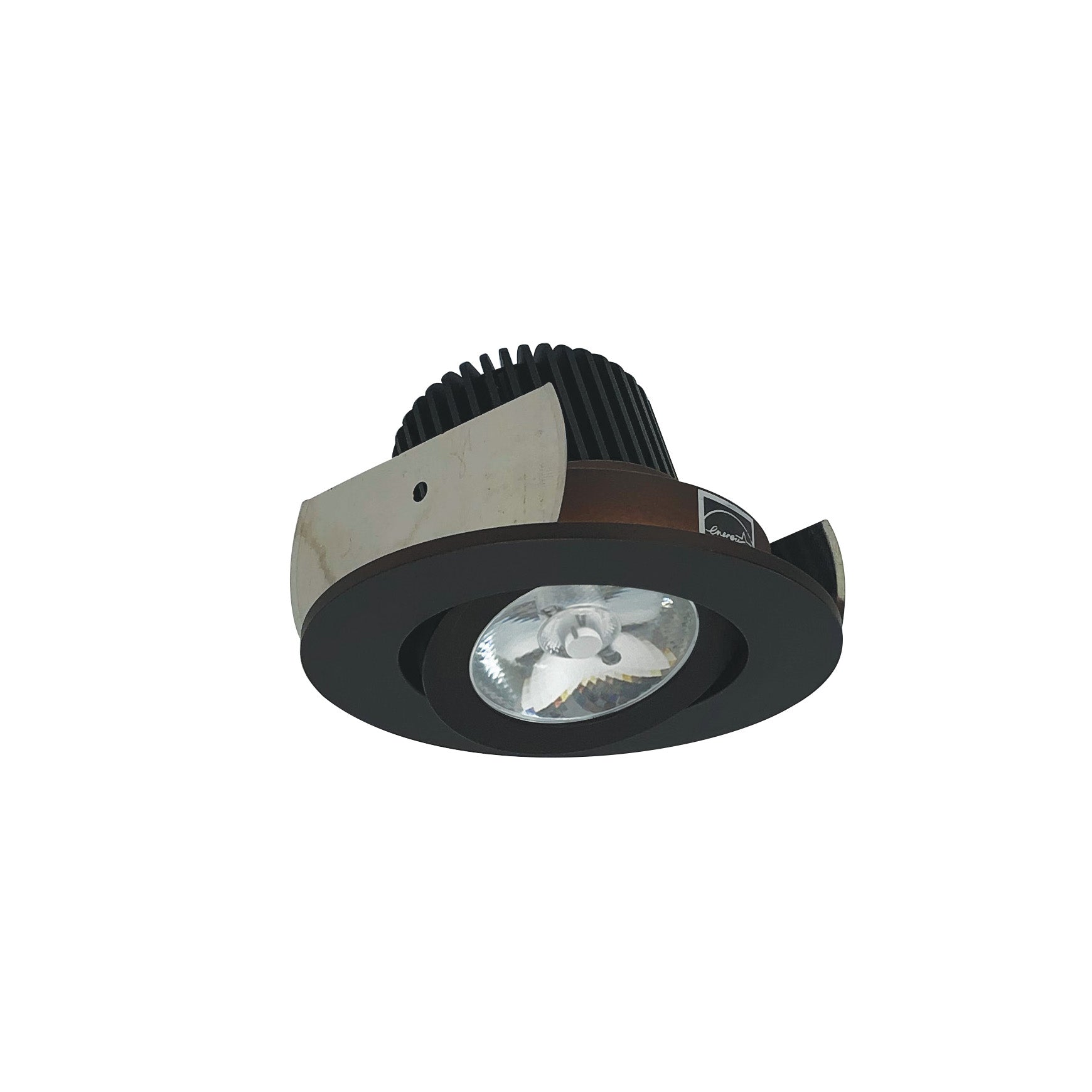 Nora NIOB-2RG35QBZ 2 inch Iolite LED Round Adjustable Gimbal, 10-Degree Optic, 850lm / 12W, 3500K, Bronze Finish