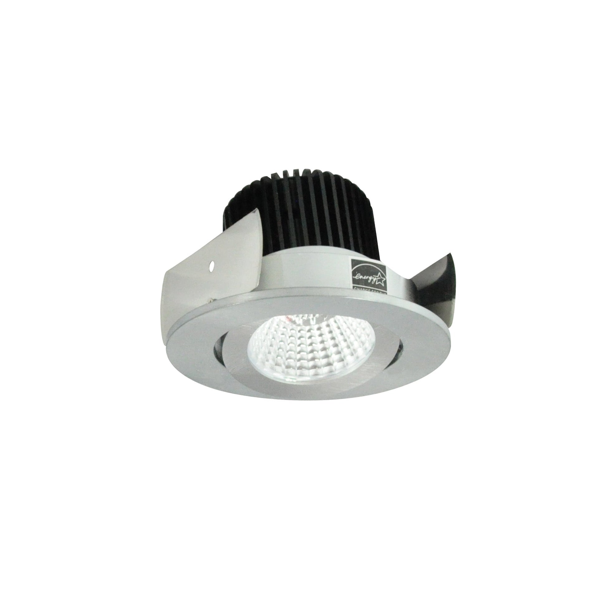 Nora NIOB-2RGCDXNN 2 inch Iolite LED Round Adjustable Gimbal, 800lm / 14W, Comfort Dim, Natural Metal Finish
