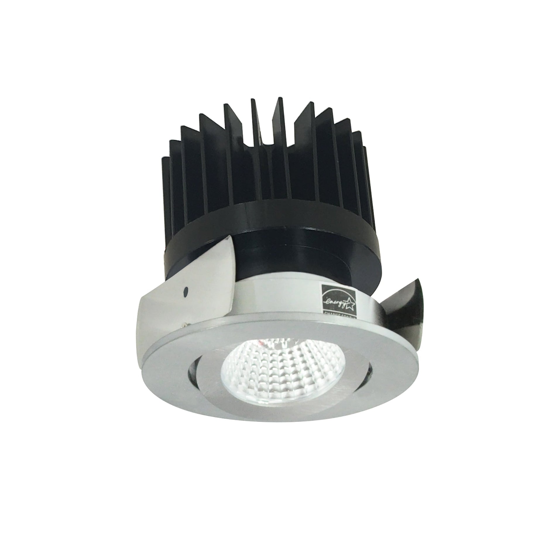 Nora NIOB-2RG50XNN/HL 2 inch Iolite LED Round Adjustable Gimbal, 1500lm/2000lm/2500lm (varies by housing), 5000K, Natural Metal Finish