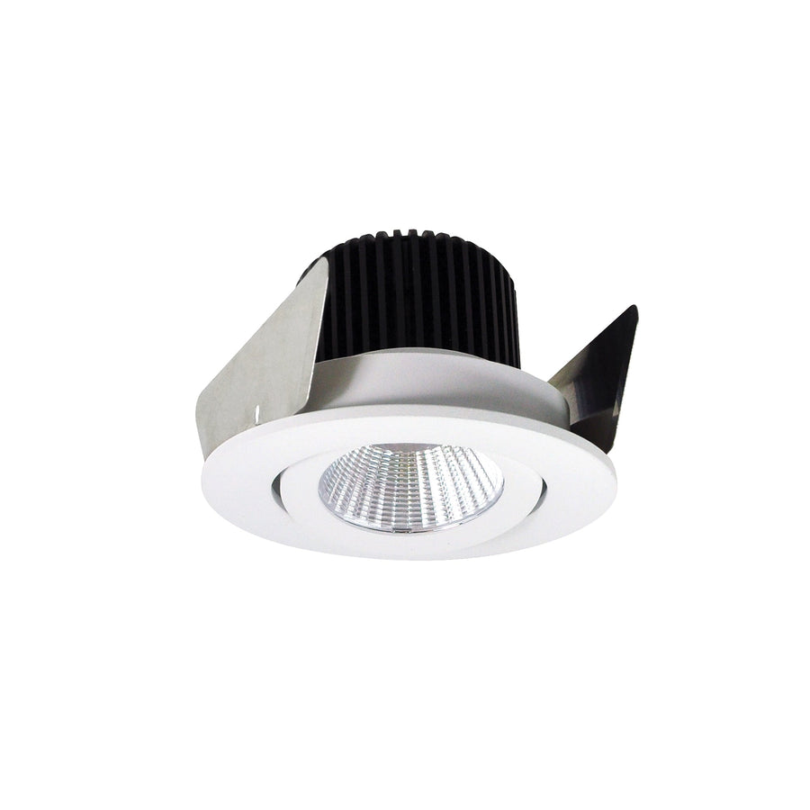 Nora NIOB-2RGCDXWW 2 inch Iolite LED Round Adjustable Gimbal, 800lm / 14W, Comfort Dim, White Finish