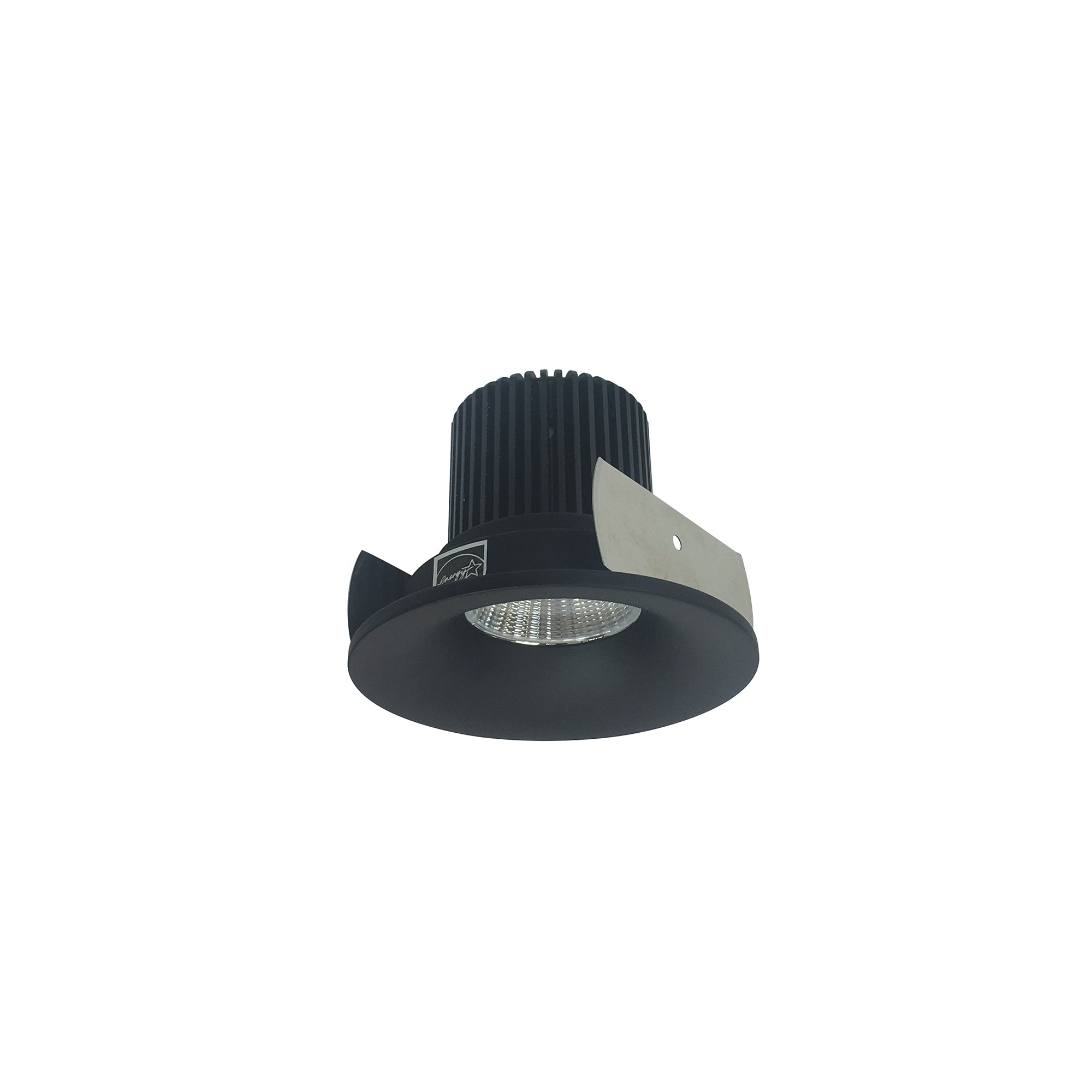 Nora NIOB-2RNB27XBB/10 2 inch Iolite LED Round Bullnose, 1000lm / 14W, 2700K, Black Finish