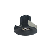 Nora NIOB-2RNB27QBB 2 inch Iolite LED Round Bullnose, 10-Degree Optic, 850lm / 12W, 2700K, Black Finish
