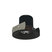 Nora NIOB-2RNB27QBZ 2 inch Iolite LED Round Bullnose, 10-Degree Optic, 850lm / 12W, 2700K, Bronze Finish