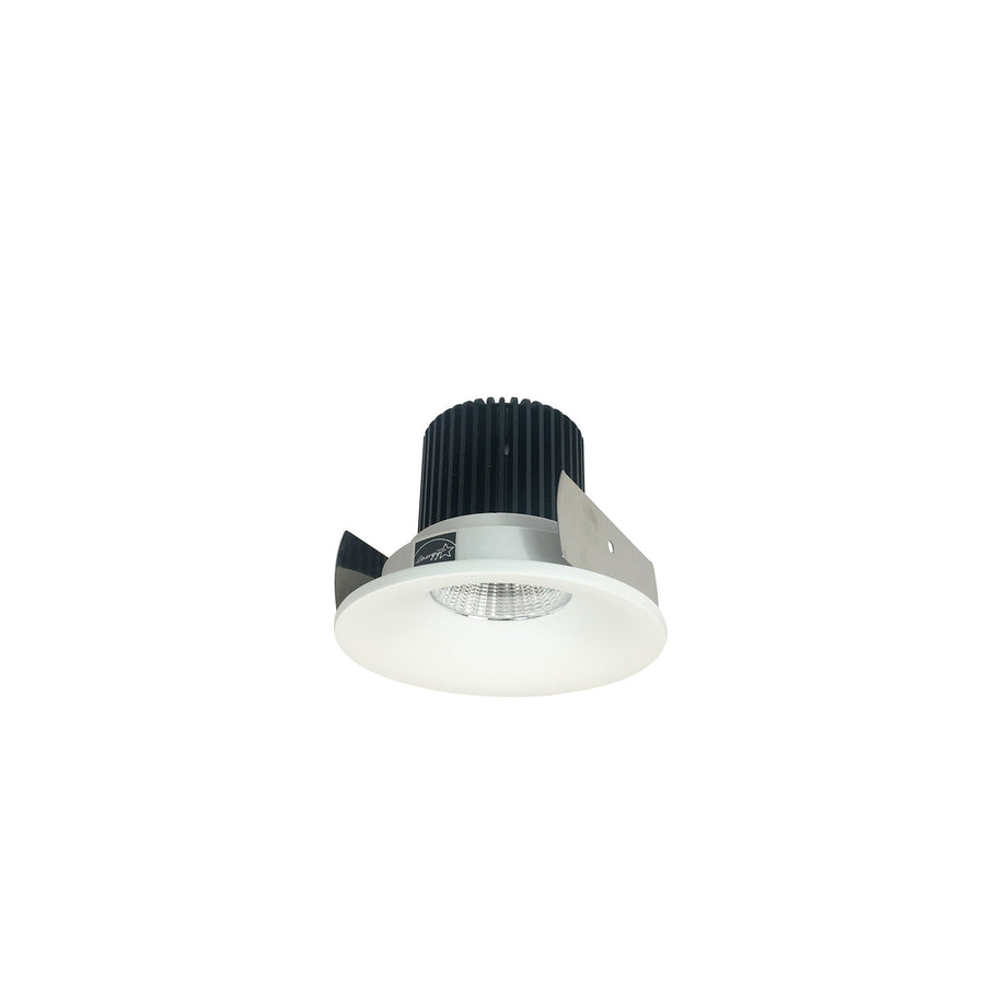 Nora NIOB-2RNB50XMPW 2 inch Iolite LED Round Bullnose, 800lm / 14W, 5000K, Matte Powder White Finish
