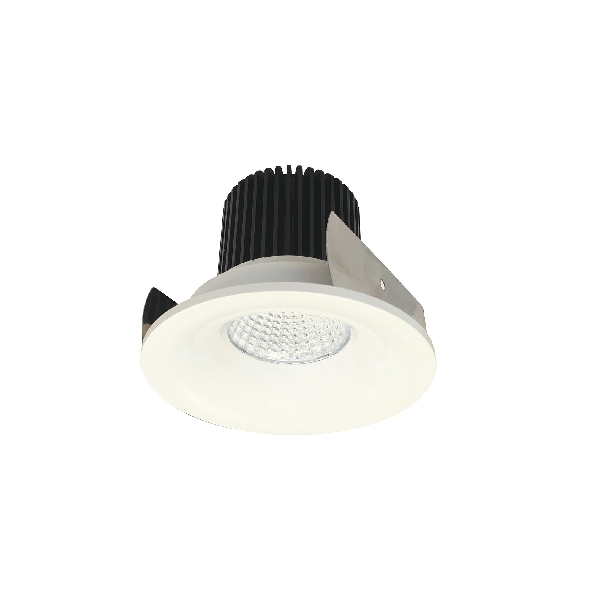 Nora NIOB-2RNB27XWW/10 2 inch Iolite LED Round Bullnose, 1000lm / 14W, 2700K, White Finish