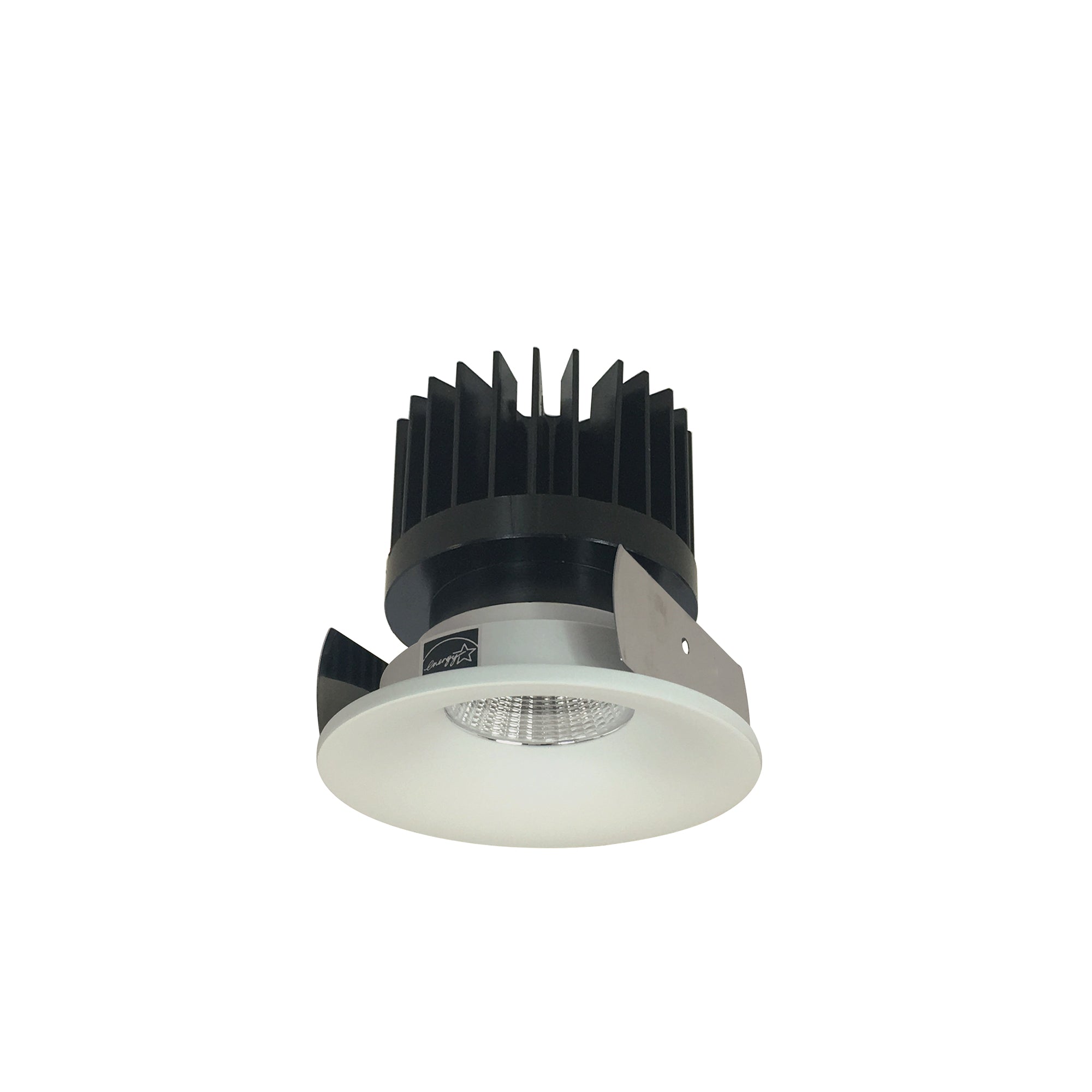 Nora NIOB-2RNB27XWW/HL 2 inch Iolite LED Round Bullnose, 1500lm/2000lm/2500lm (varies by housing), 2700K, White Finish