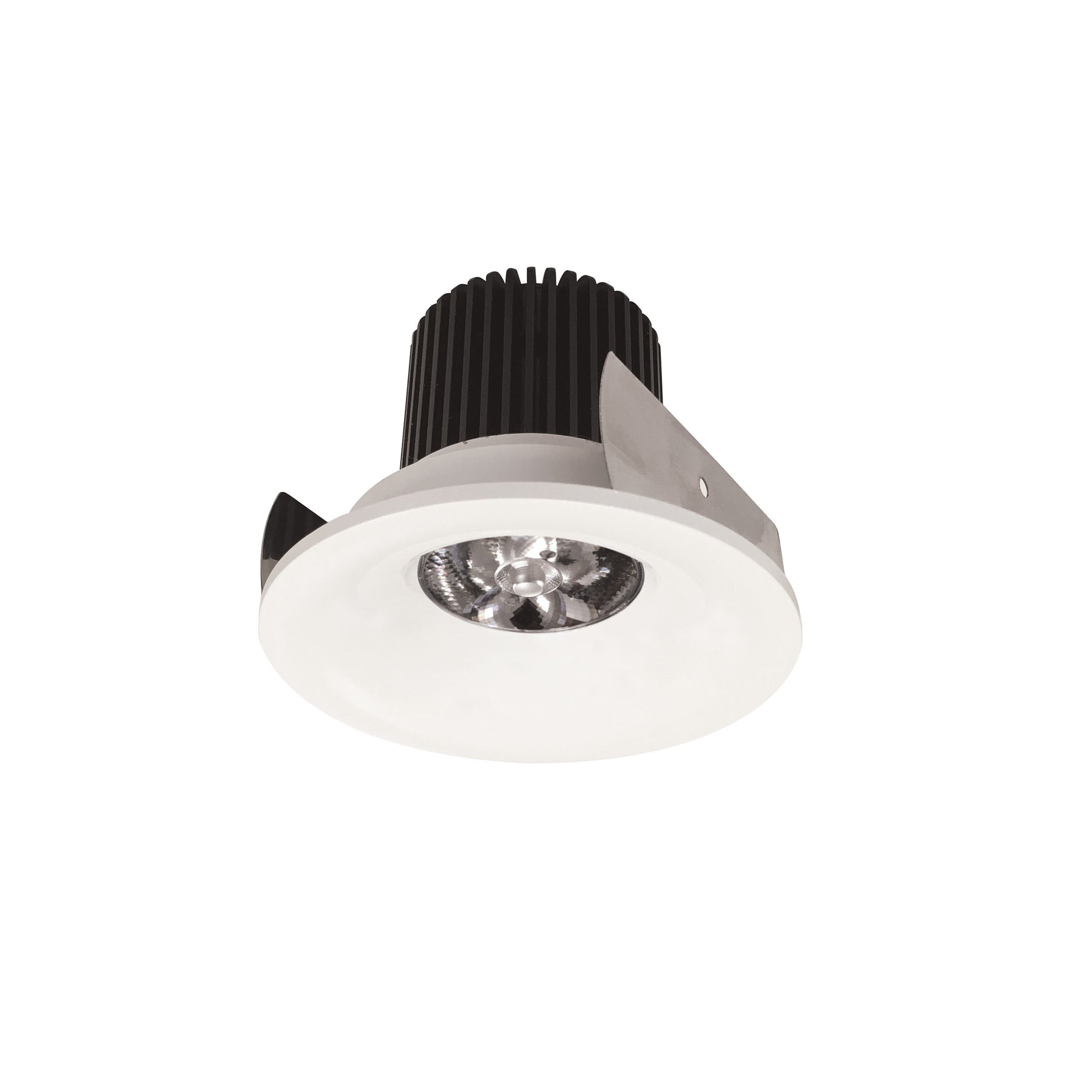 Nora NIOB-2RNB40QWW 2 inch Iolite LED Round Bullnose, 10-Degree Optic, 850lm / 12W, 4000K, White Finish