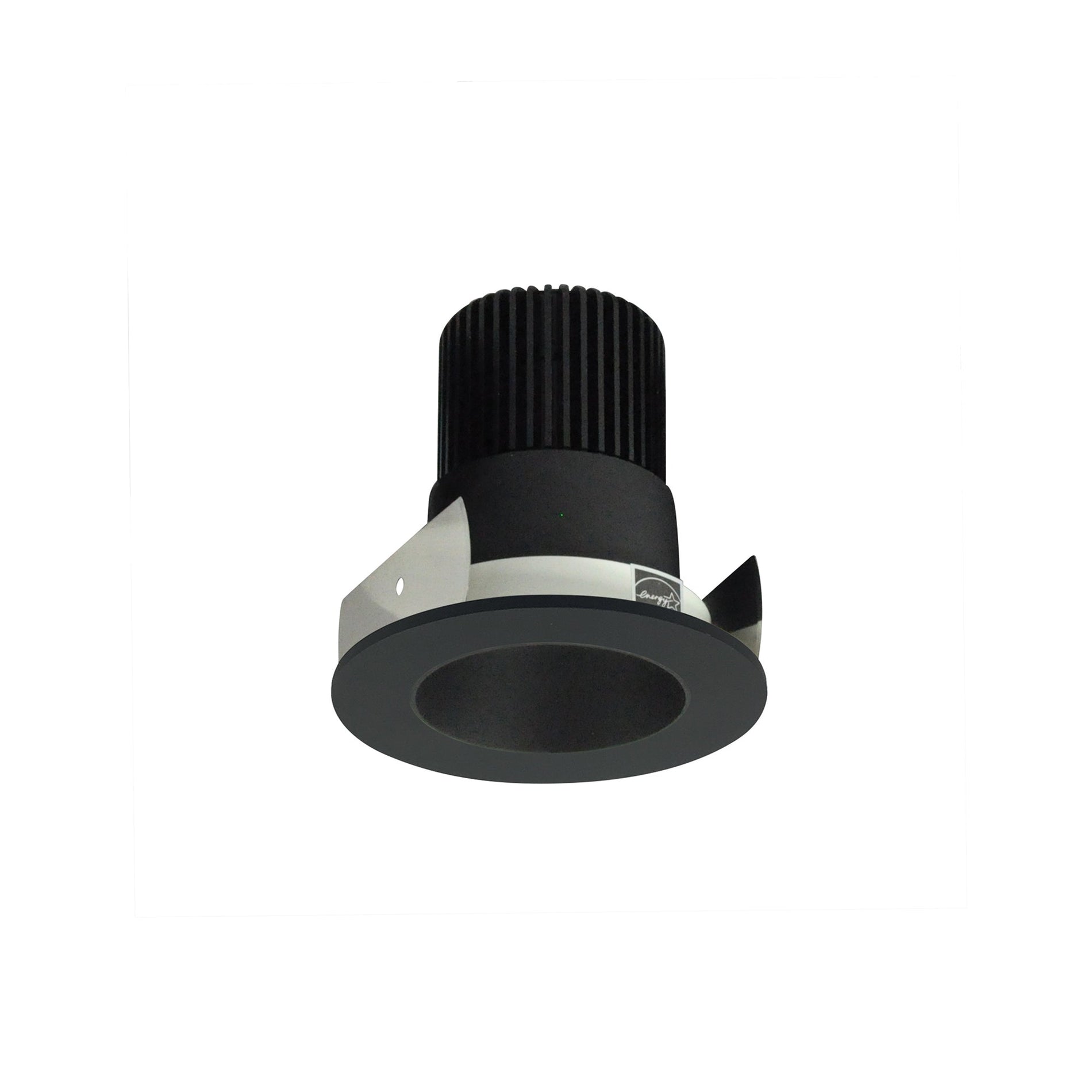 Nora NIOB-2RNDC30XBB/10 2 inch Iolite LED Round Reflector, 1000lm / 14W, 3000K, Black Reflector / Black Flange