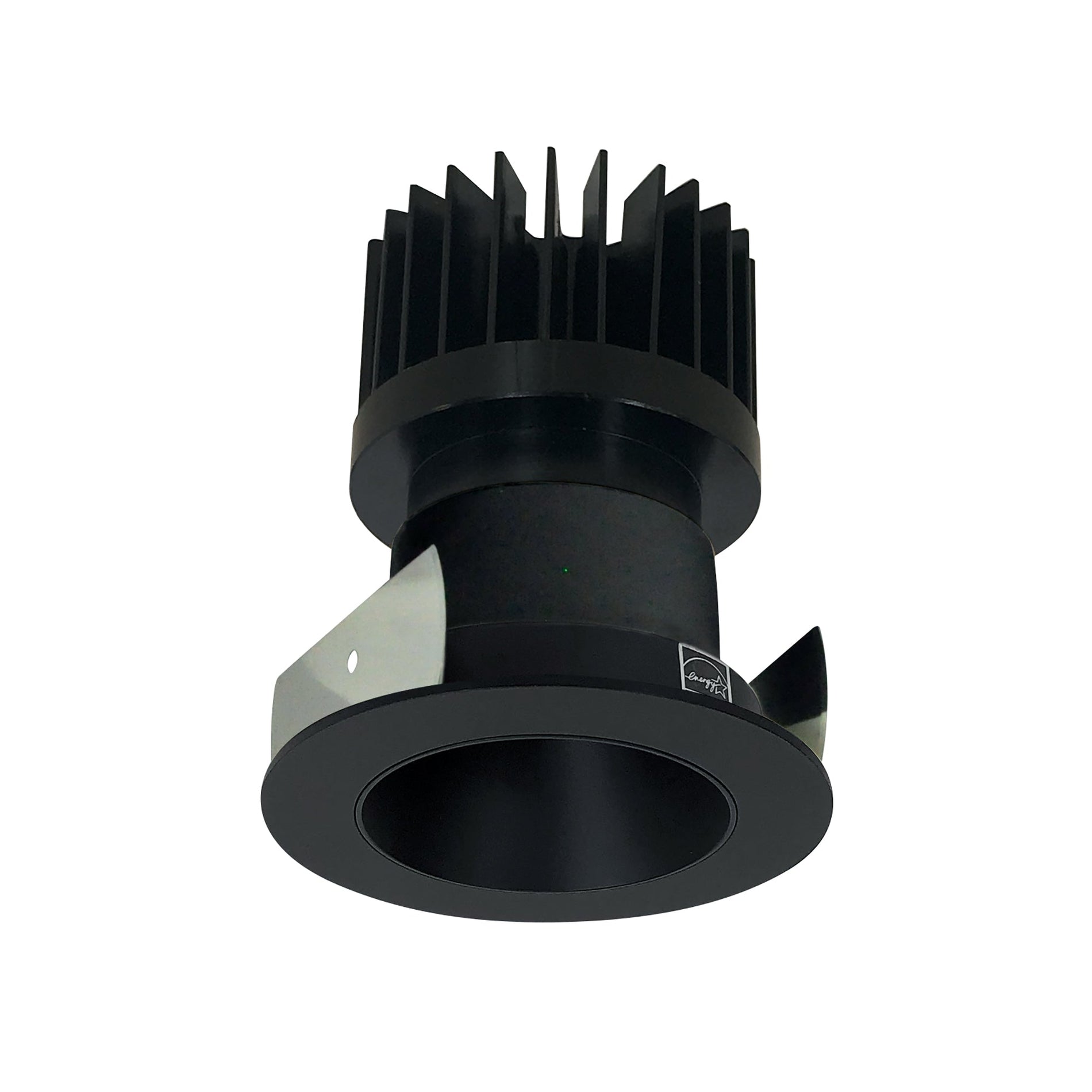 Nora NIOB-2RNDCCDXBB/HL 2 inch Iolite LED Round Reflector, 1500lm/2000lm/2500lm (varies by housing), Comfort Dim, Black Reflector / Black Flange