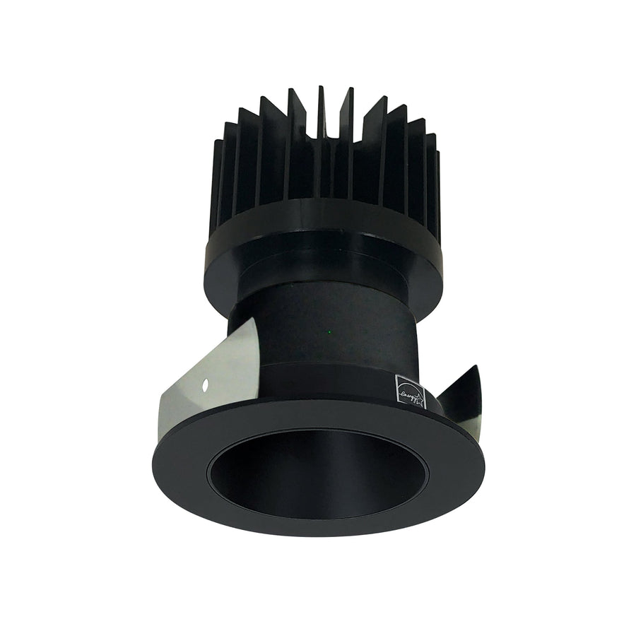 Nora NIOB-2RNDC50XBB/HL 2 inch Iolite LED Round Reflector, 1500lm/2000lm/2500lm (varies by housing), 5000K, Black Reflector / Black Flange