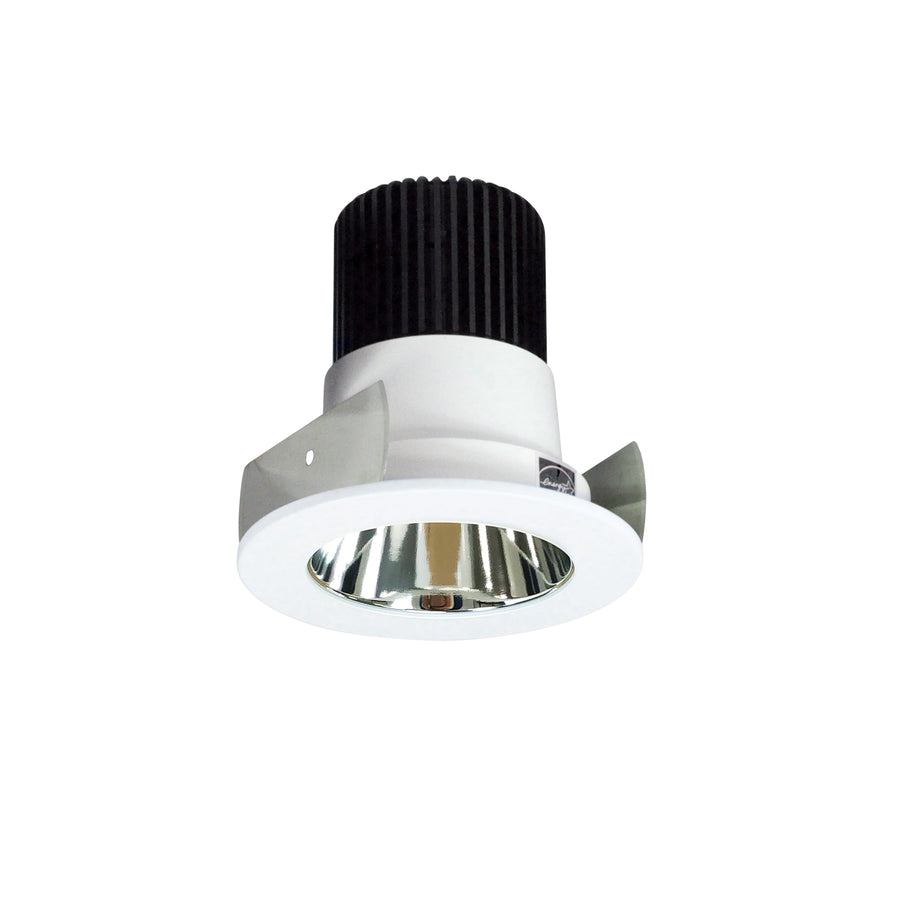 Nora NIOB-2RNDC50XCMPW/10 2 inch Iolite LED Round Reflector, 1000lm / 14W, 5000K, Specular Clear Reflector / Matte Powder White Flange