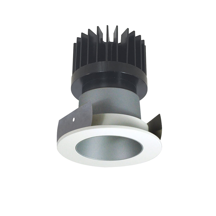 Nora NIOB-2RNDC50XHZMPW/HL 2 inch Iolite LED Round Reflector, 1500lm/2000lm/2500lm (varies by housing), 5000K, Haze Reflector / Matte Powder White Flange
