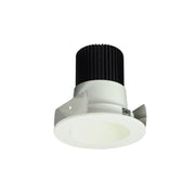 Nora NIOB-2RNDC50XWW 2 inch Iolite LED Round Reflector, 800lm / 14W, 5000K, White Reflector / White Flange