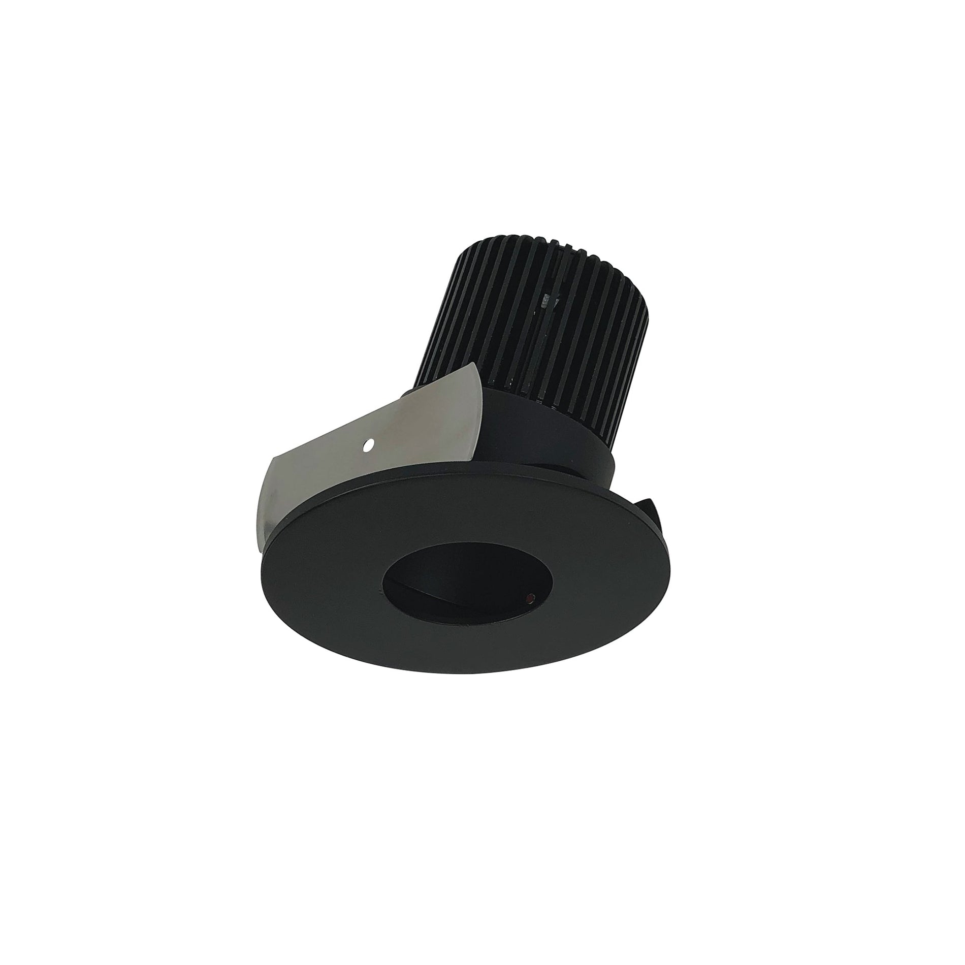 Nora NIOB-2RPHA35XBB/10 2 inch Iolite LED Round Adjustable Pinhole, 1000lm / 14W, 3500K, Black Pinhole / Black Flange