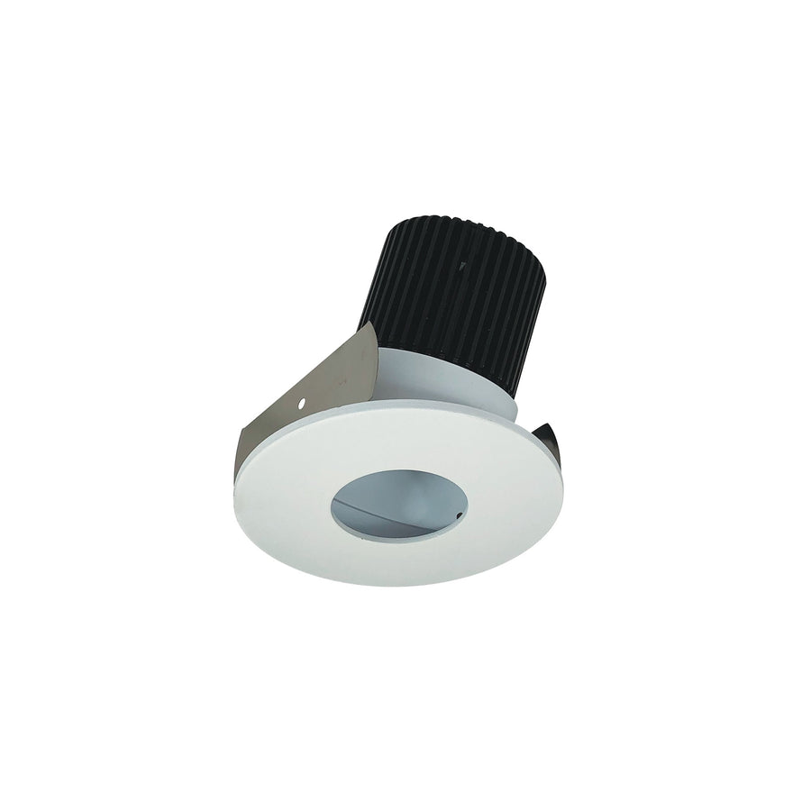 Nora NIOB-2RPHA50XMPW/10 2 inch Iolite LED Round Adjustable Pinhole, 1000lm / 14W, 5000K, Matte Powder White Pinhole / Matte Powder White Flange