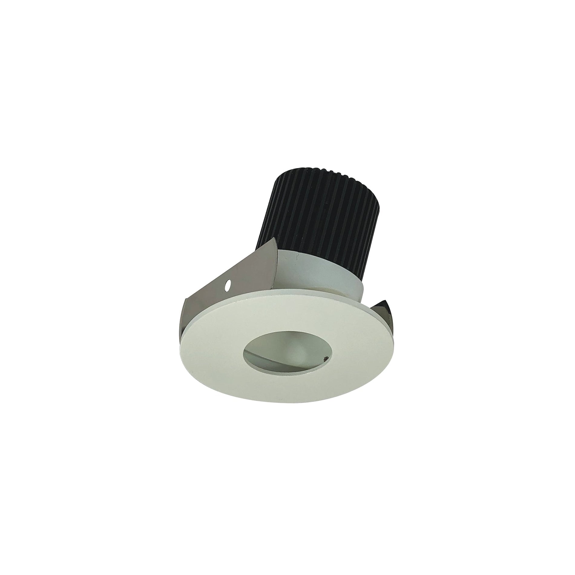 Nora NIOB-2RPHA27XWW/10 2 inch Iolite LED Round Adjustable Pinhole, 1000lm / 14W, 2700K, White Pinhole / White Flange